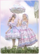Mademoiselle Pearl Sanrio Little Twin Stars Apron Blouse Top Skirt Set and OPs(Reservation/Full Payment Without Shipping)